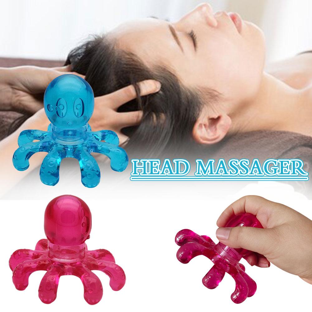 Healing Wellness - หัวนวดนวดหนังศีรษะ Octopus Scalp ความเครียดผ่อนคลายสุขภาพ Body HEAD