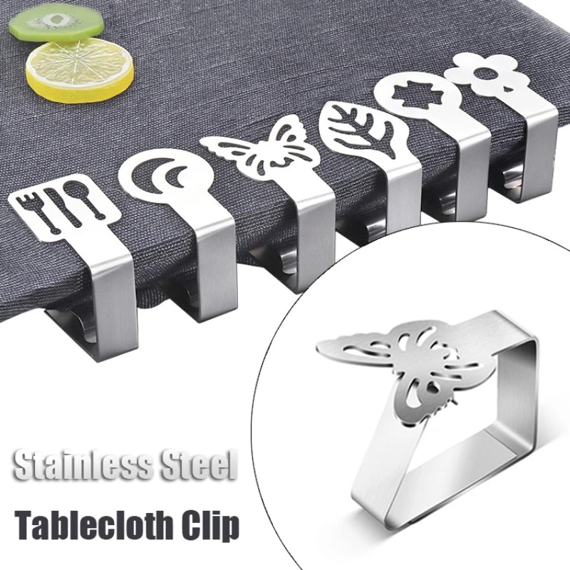 Cat Claw Bark - 20PCS Cat PAW ผ้าปูโต๊ะคลิปสแตนเลสสตีลผ้าลื่น Clamps สําหรับโรงแรมกลางแจ้งงานแต่งงาน
