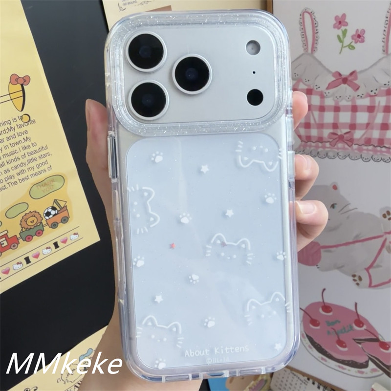 Cat Claw Bark - เคสโทรศัพท์ลายอุ้งเท้าแมวน่ารักสไตล์เกาหลี Ins Shining Star Kawaii สำหรับ