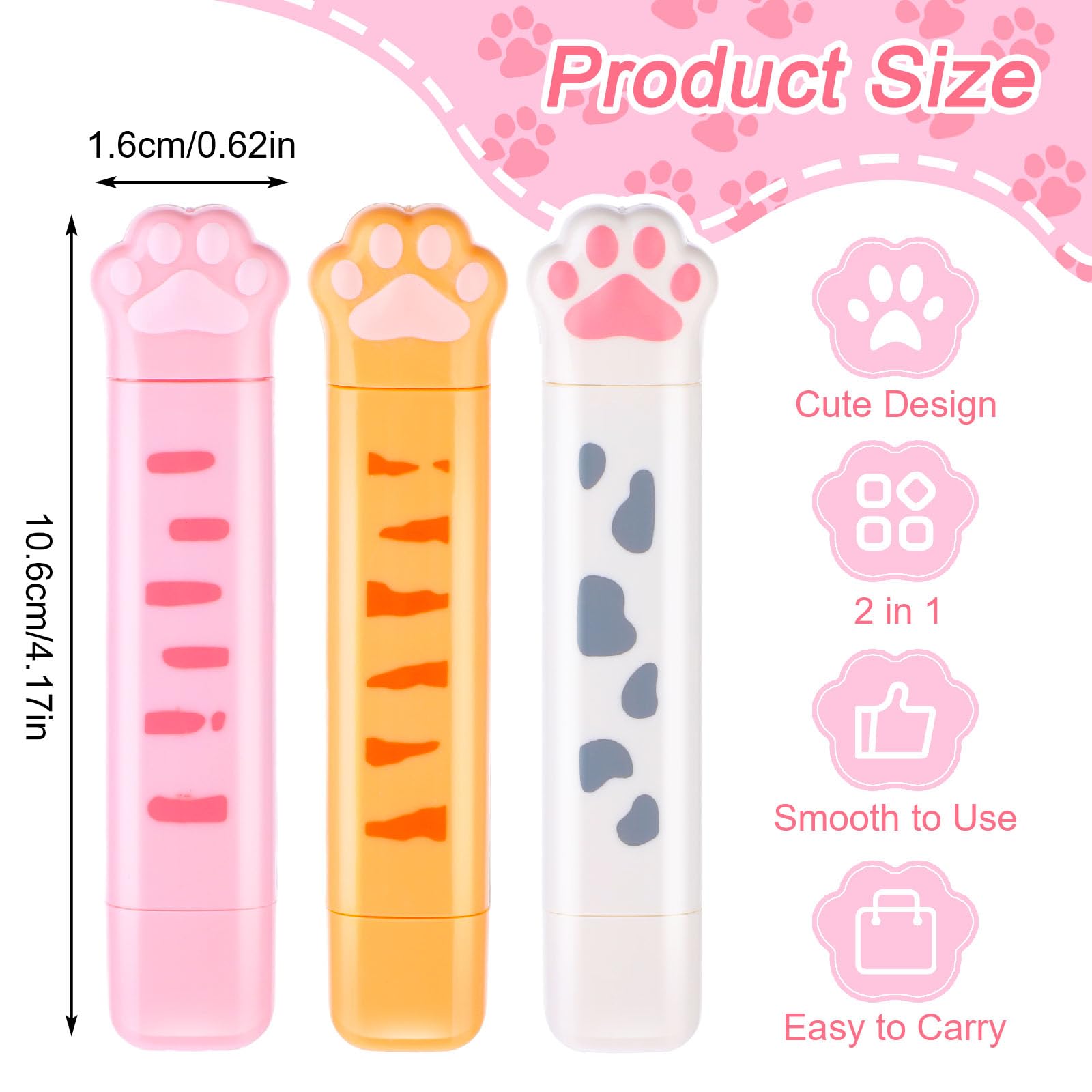 เทปกาวสองหน้าแบบลบได้ 1/3 ชิ้น - Cat Claw Bark บทวิจารณ์และราคา