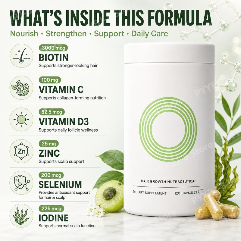 แคปซูลบำรุงเส้นผมสำหรับผู้หญิง - Herbal Wellness For You บทวิจารณ์และราคา