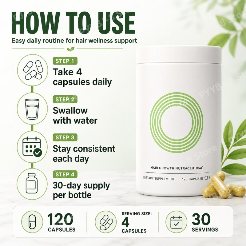 แคปซูลบำรุงเส้นผมสำหรับผู้หญิง - Herbal Wellness For You บทวิจารณ์และราคา