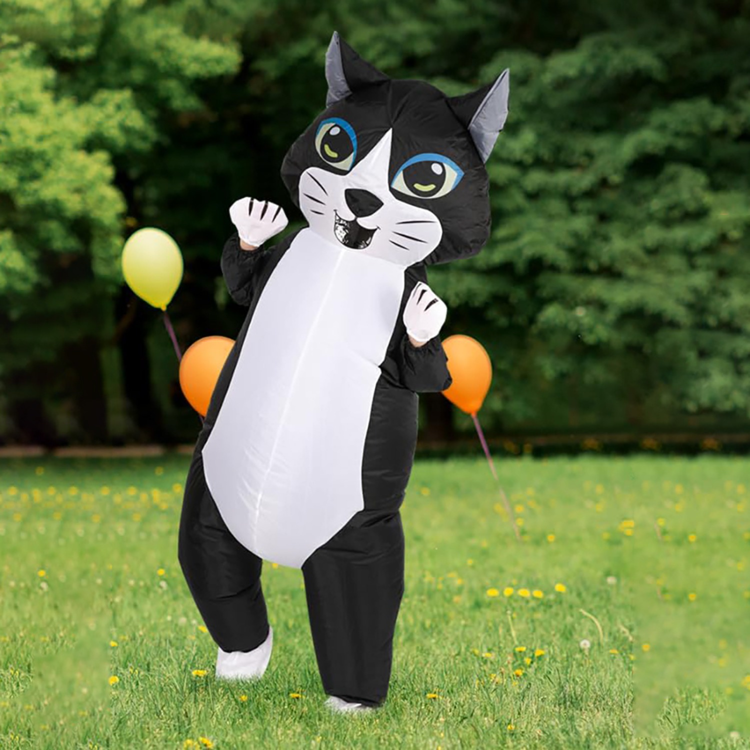ชุดคอสตูมแมวเป่าลมสำหรับผู้ใหญ - Cat Claw Bark บทวิจารณ์และราคา