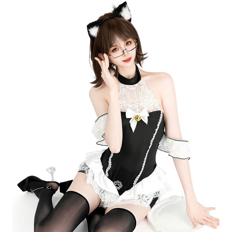 ชุดบอดี้สูทลายอุ้งเท้าแมวดำ An - Cat Claw Bark บทวิจารณ์และราคา