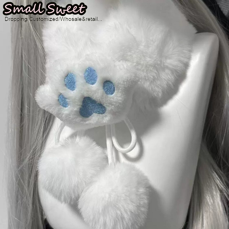 ผ้าพันคอขนฟูตกแต่งลายอุ้งเท้าแ - Cat Claw Bark บทวิจารณ์และราคา